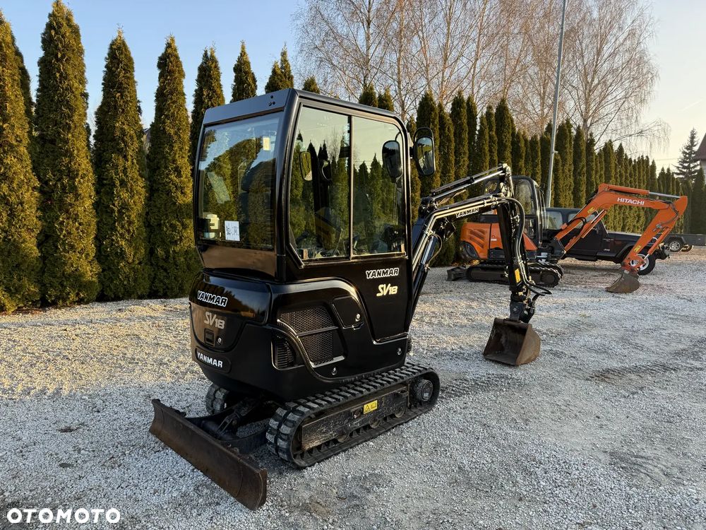 Yanmar SV18 SV 18 / 2017 ROK / TYLKO 2101 MTH! / POWERTILT / Z NIEMIEC / PIĘKNA / ORYGINAŁ / 15 16 17 20 22 301.6 301.8 VIO PC KX 018 19C 16C - 6