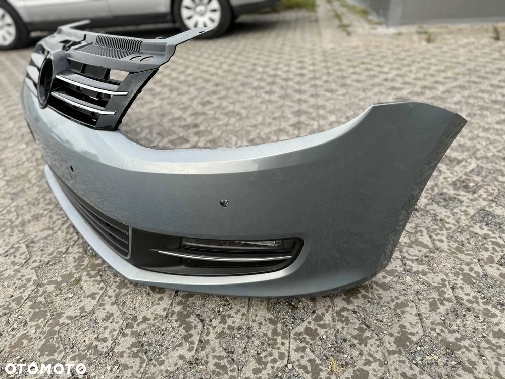 VW Sharan II 7N Zderzak przód przedni kompletny 4xPDC Grill LR7J 2010-2015r - 3