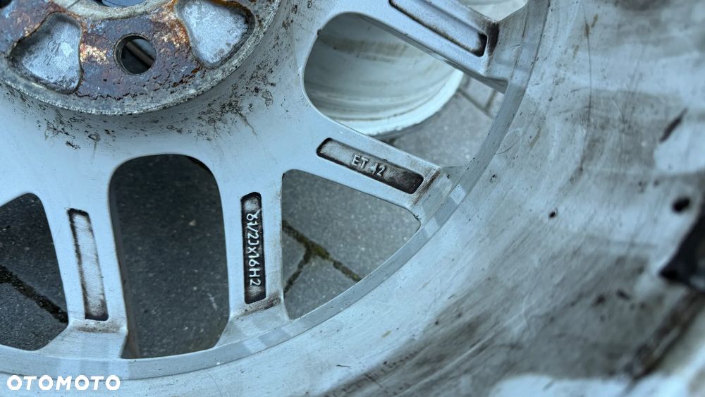 Oryginał BBS r16 5x100 6.5J ET42 alufelgi koła felgi skoda seat vw audi d0601025 0343050 - 7