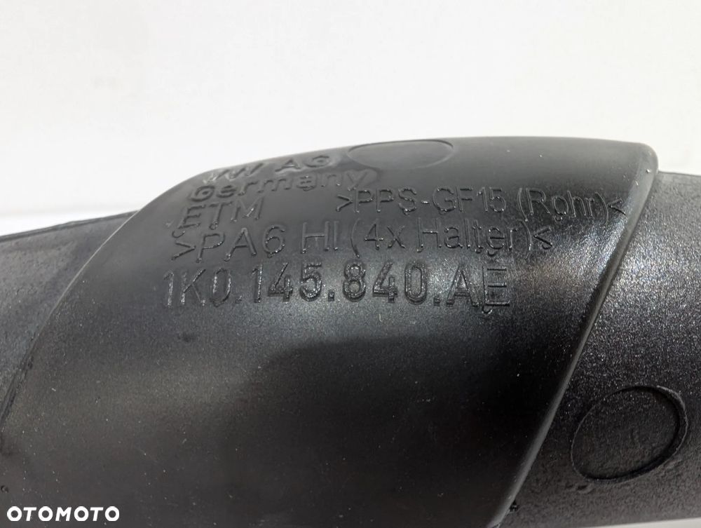 VW PASSAT B7  TOURAN CADDY OCTAVIA PRZEWÓD RURA INTERCOOLERA 1K0145840AE - 5