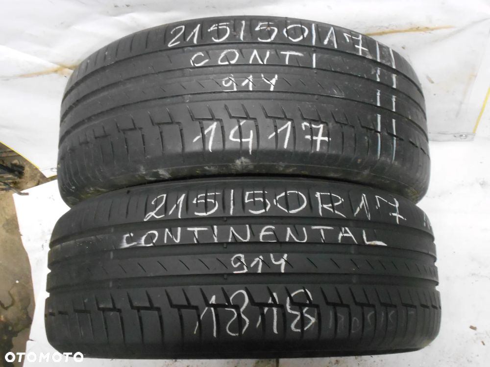 OPONY 215/50R17 CONTINENTAL PREMIUM CONTACT  6 DOT 1818 / 1417 7MM - 1