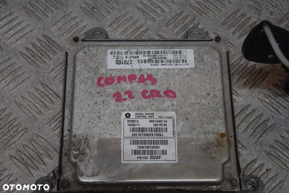 JEEP COMPASS I LIFT 2.2 CRD KLUCZYK STACYJKA KOMPUTER ZESTAW KPL. - 2