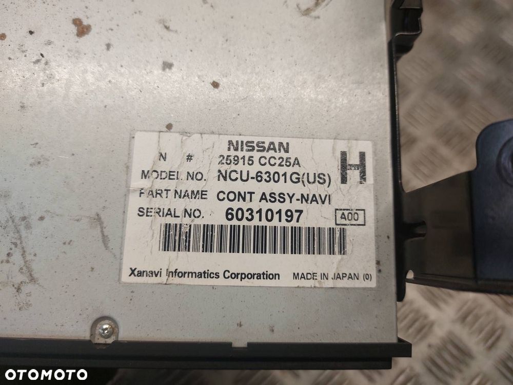 MODUŁ + ZMIENIARKA + WZMACNIACZ ANTENY NAWIGACJI GPS NISSAN MURANO Z50 - 4