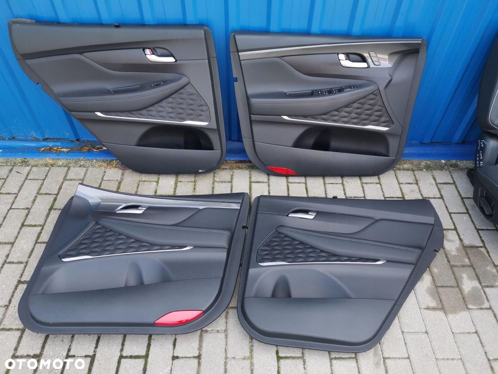HYUNDAI SANTA FE IV LIFT KOMPLET FOTELI SKORA FOTELE KANAPA BOCZKI - 7