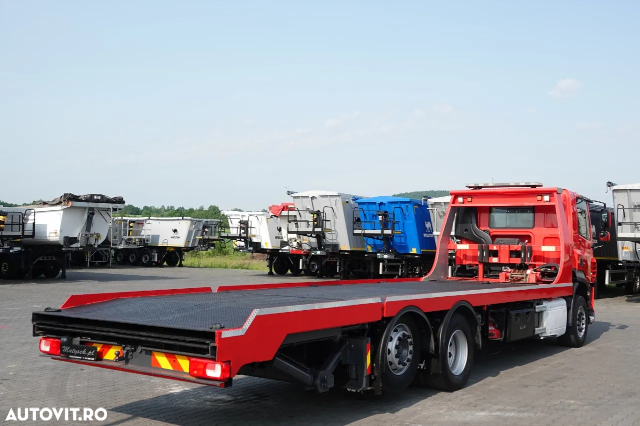 DAF CF 460 / AUTOTURISM CAMION / PLATFORMĂ / CALORIERE HIDRAULICE / TROLIU / EURO 6 - 11