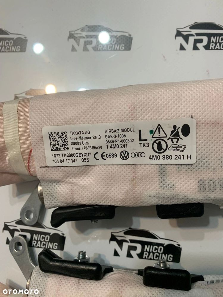 PODUSZKA FOTELA LEWA PRAWA PRZÓD AUDI Q7 4MO880241H 4MO880242H - 2