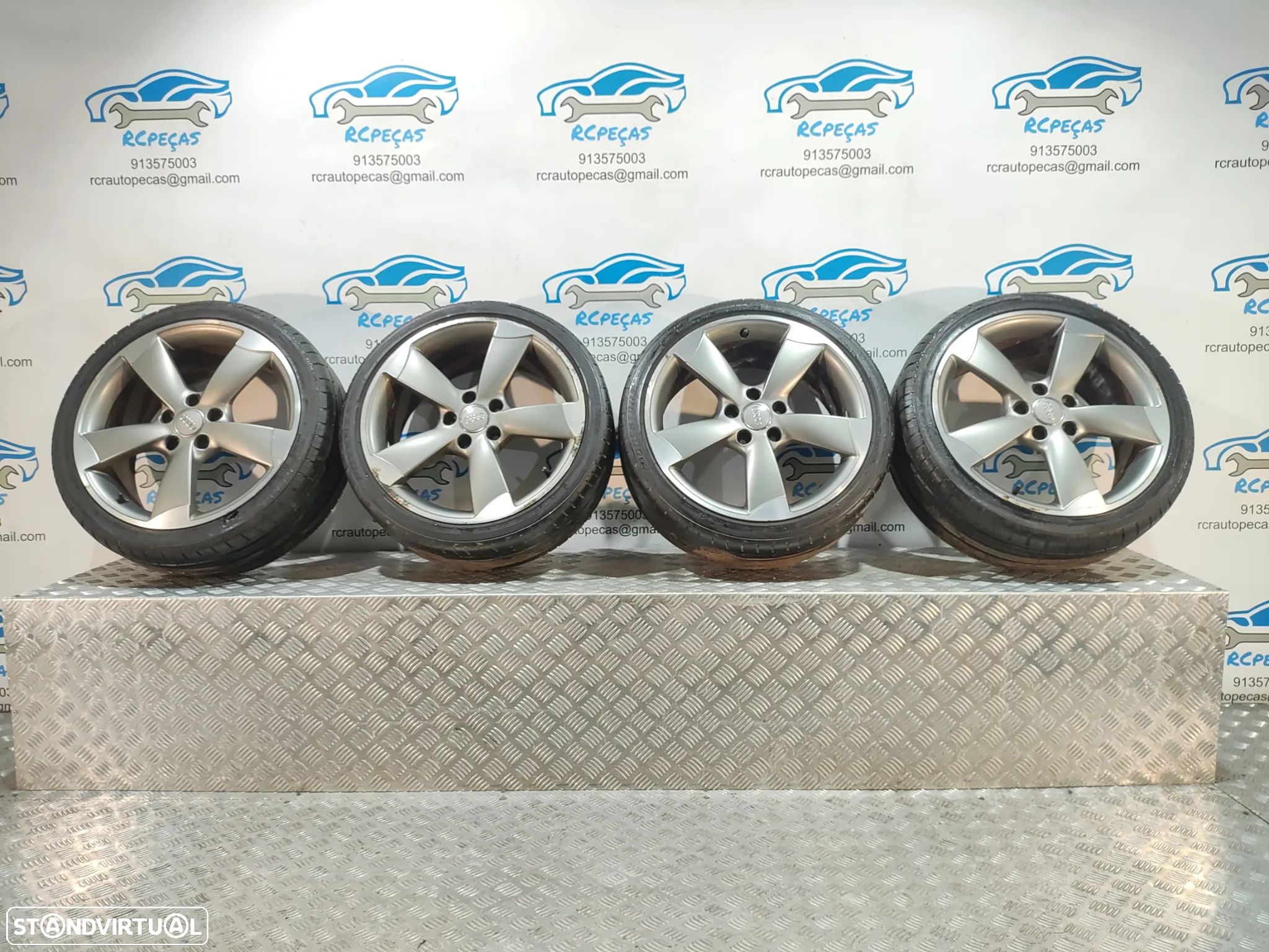 JANTES ORIGINAIS ROTOR AUDI A3 8P S LINE S-LINE 18 POLEGADAS 7,5J ET54 5X112 - 1