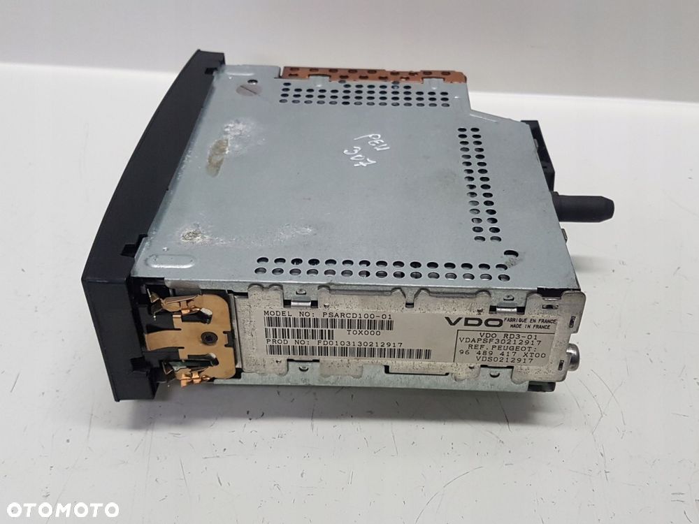 PEUGEOT 307 RADIO CD RADIOODTWARZACZ ORYGINAŁ - 5