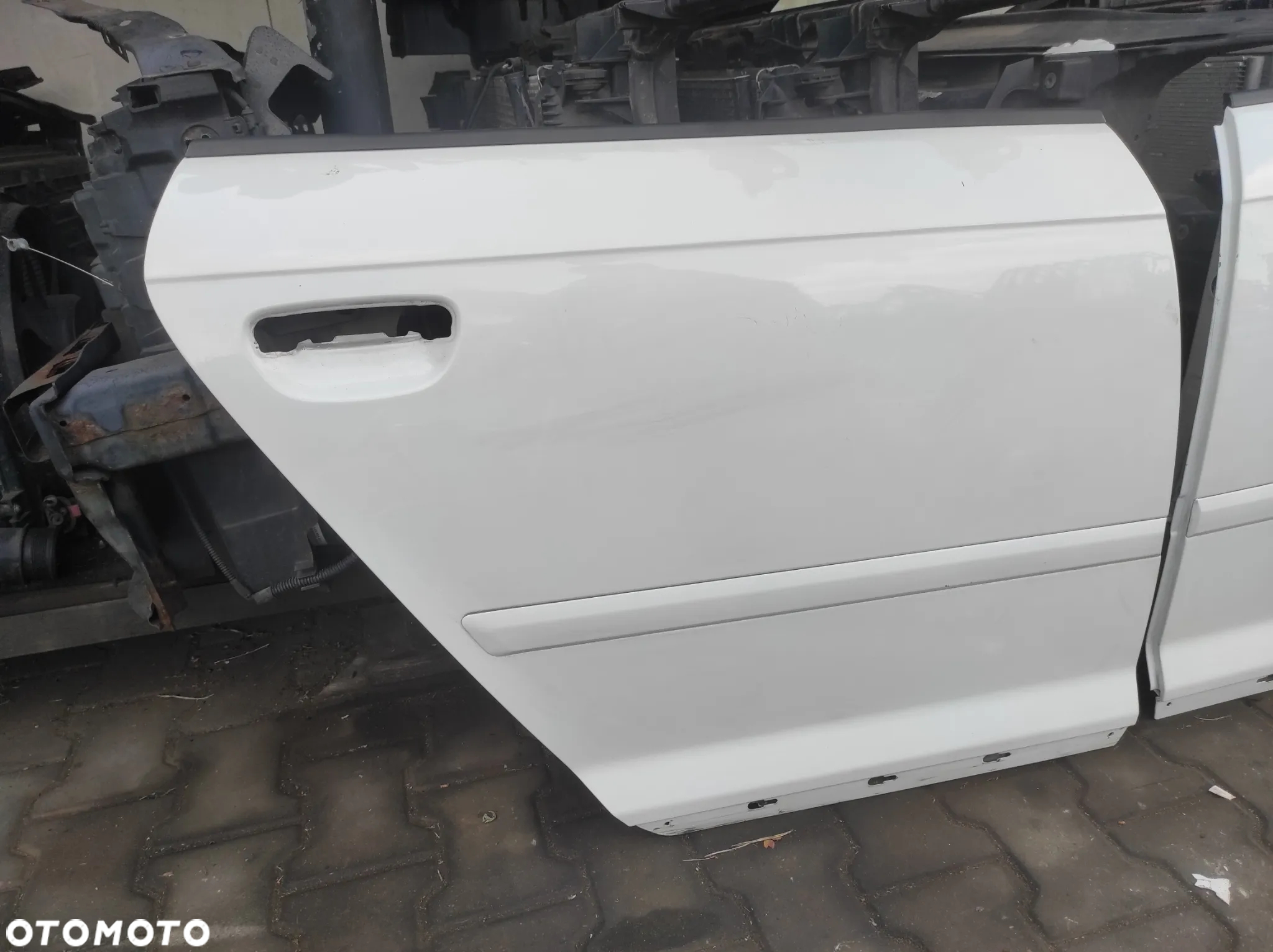 DRZWI PRAWE LEWE TYLNE PRAWY LEWY TYŁ AUDI A3 8P 5 DRZWI LY9C BIAŁE WYSYŁKA !!! - 8
