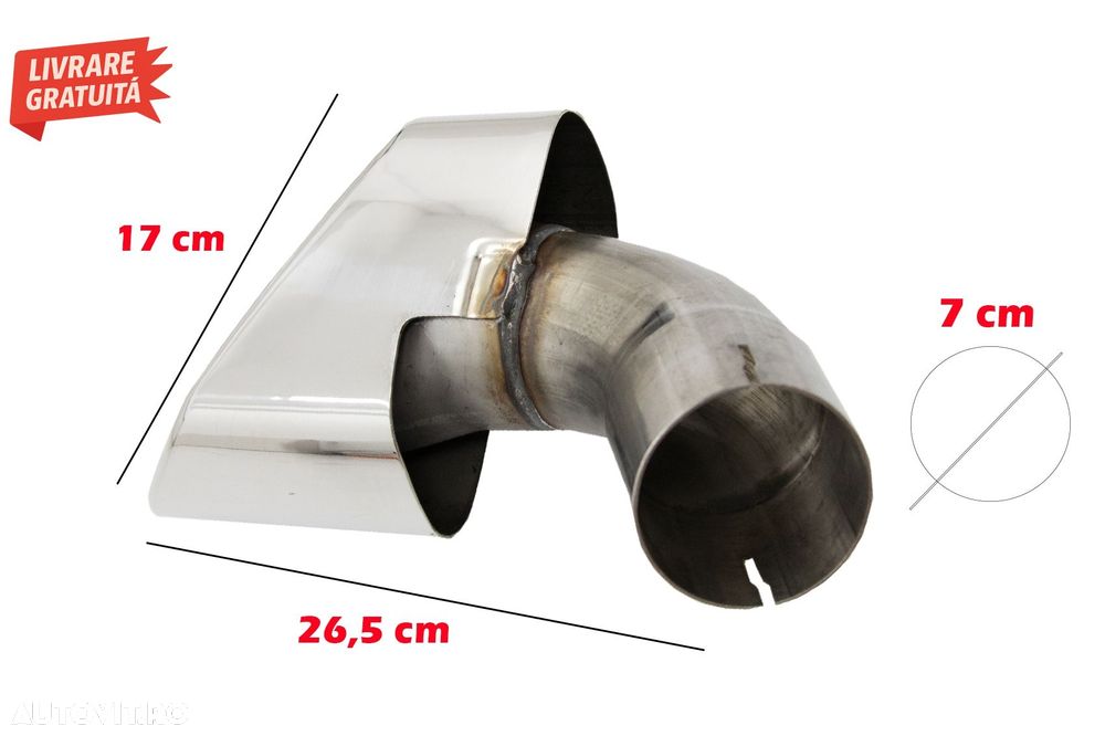 Difuzor Bara Spate si Ornamente Evacuare BMW X6 F16 V8 M-tech Design- livrare gratuita - 13