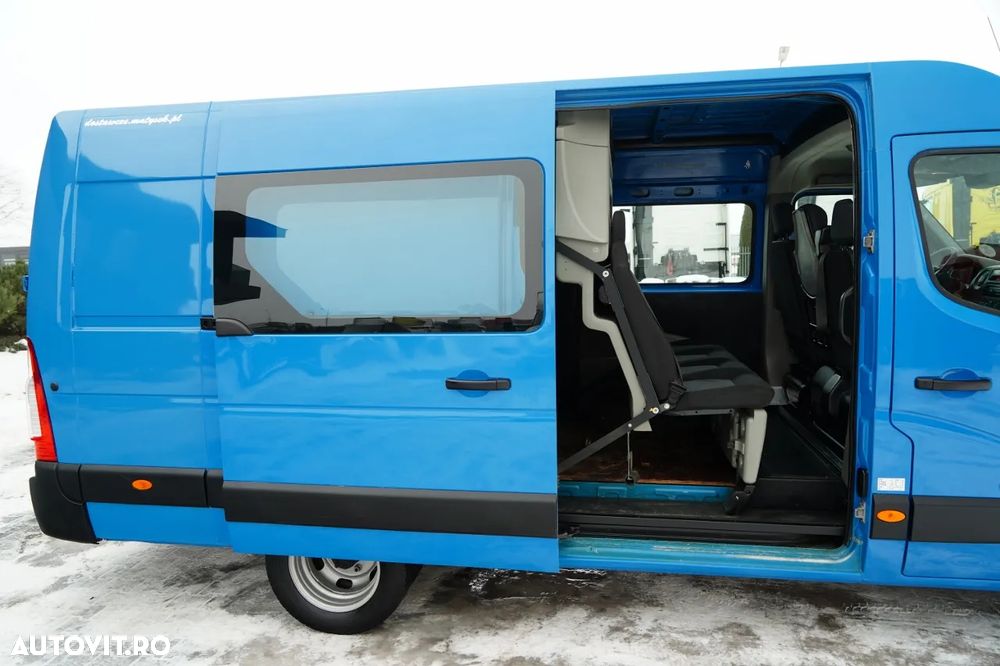 Renault MASTER / CAROSERIE ROATĂ / PANOU / CABINĂ DUPĂ 7 LOCURI / IMPORTAT - 33