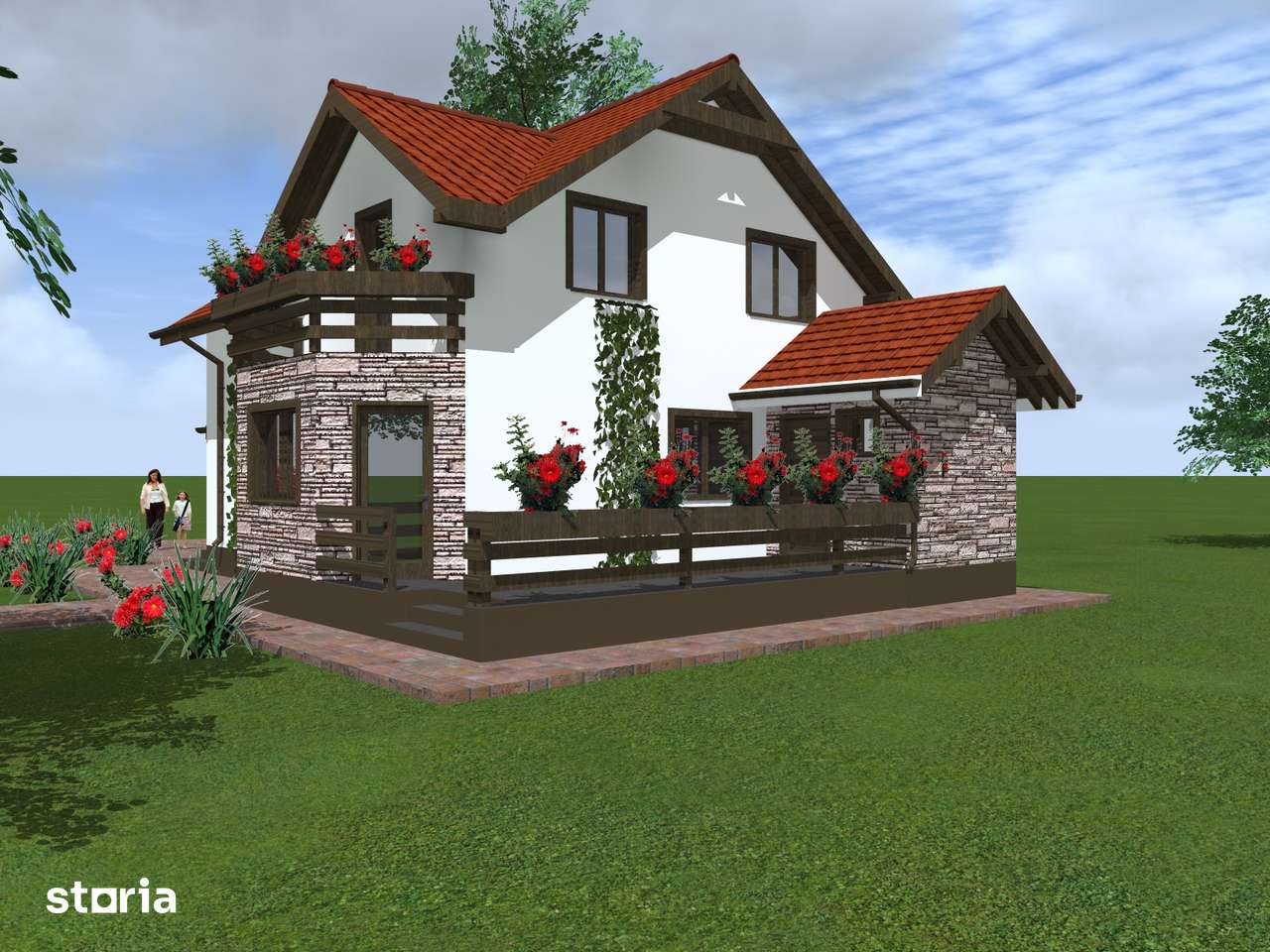 Casa nouă cu 5 camere și mansardă utilizabilă - Imagine principală: 2/8