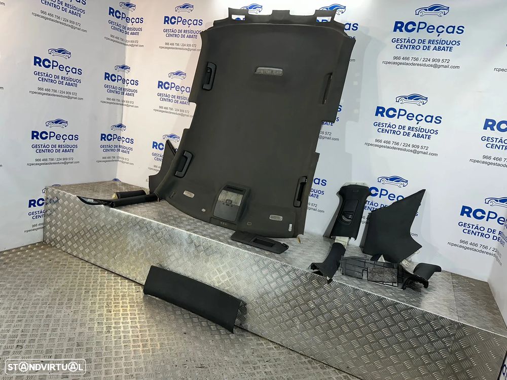 .Conjunto Interior Tecto Cúpula Preto Original Audi A3 8P Sline 3 Portas 2003 - 2013 - 4