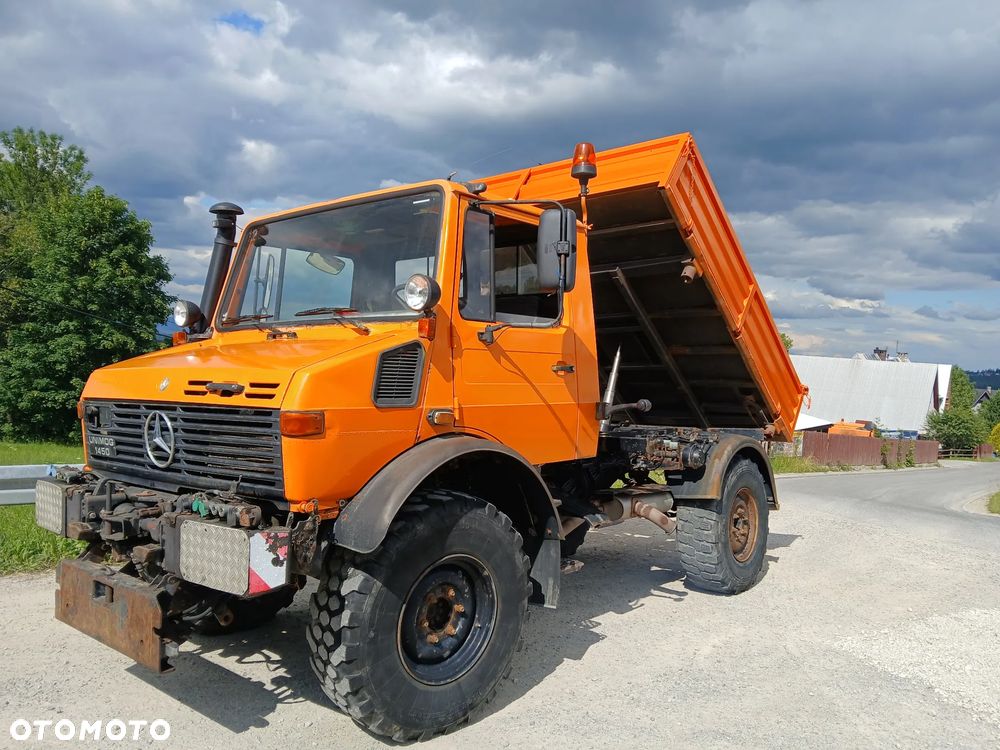 Mercedes-Benz Unimog 1450 4x4 Czołownica Ciagnik rolniczy - 17
