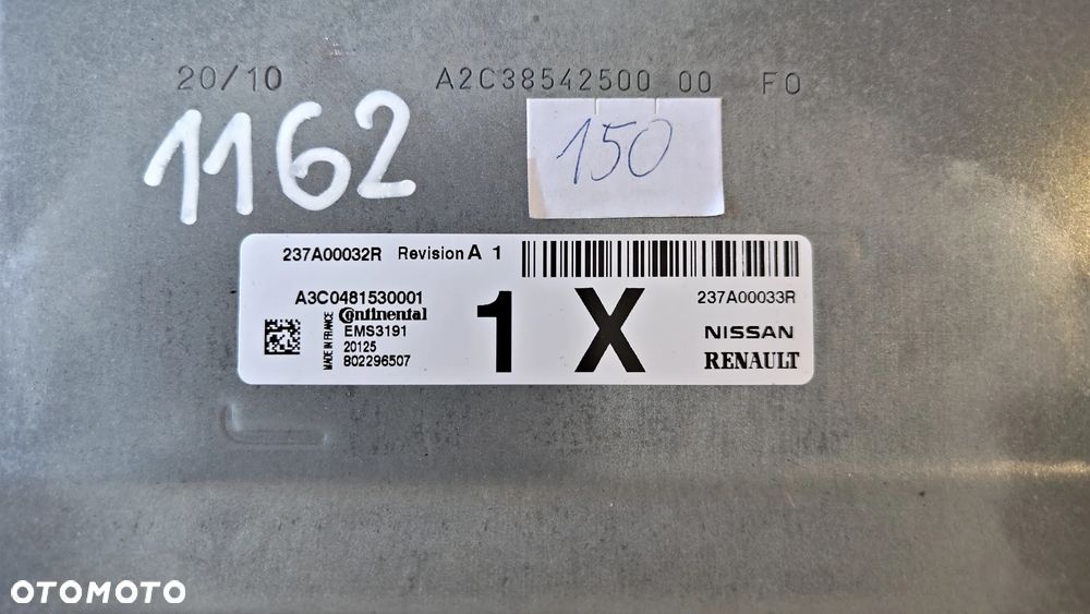 Sterownik komputer silnika Renault 237A00032R A3C0481530001 - 1