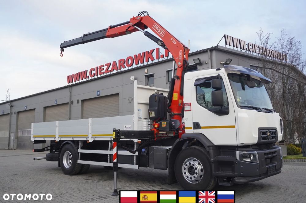 Renault C320 P4x2 E6 / HDS Fassi 5,6 t / Zasięg 8 m / Platforma 15 EPAL - 1