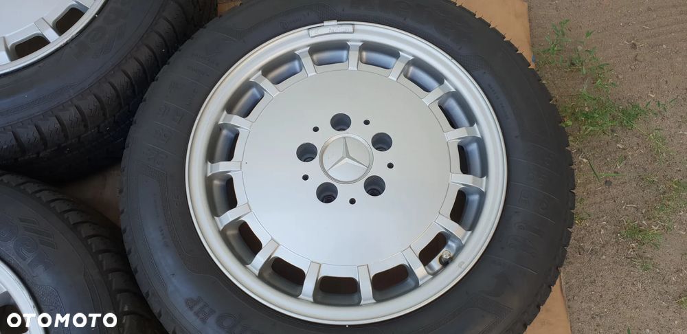 Oryginalne Felgi Aluminiowe Mercedes SL S Klasa Sec W129 W126 1294010602 8 16 ET34 5x112 8J 16" ET34 Oryginał Koła Opony Zimowe 225/55 R16 Kleber - 3