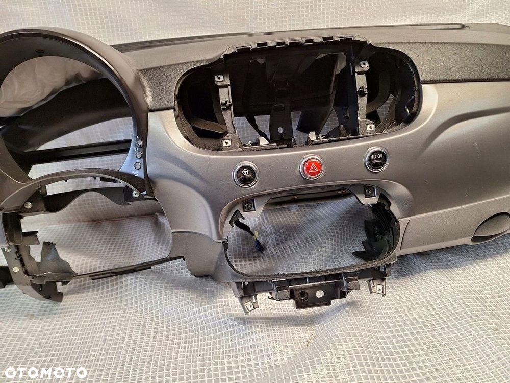 fiat 500 lift 2015- konsola deska pulpit czarna orginal demont super stan - 4