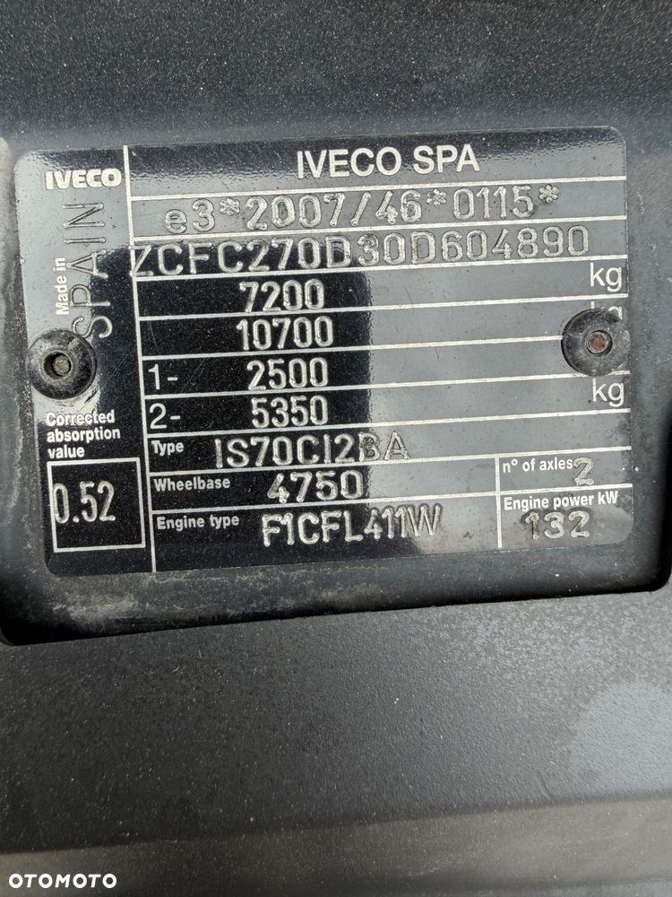 Iveco Daily 72c18 // Rozstaw osi 4,75 // - 13