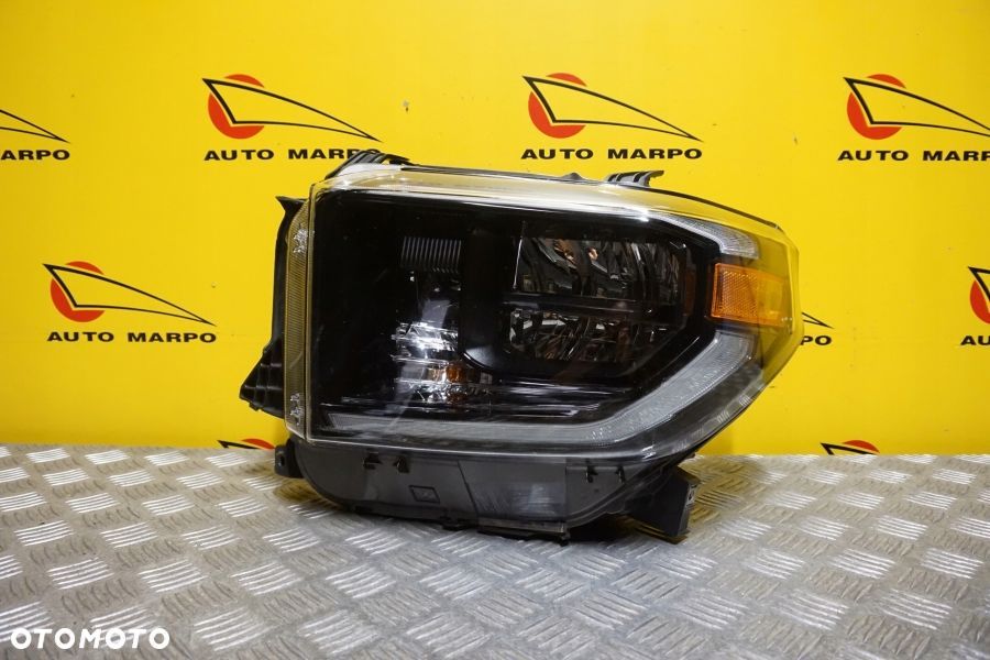 TOYOTA TUNDRA 2018- REFLEKTOR LAMPA LED CZARNA LEWA USA - 2