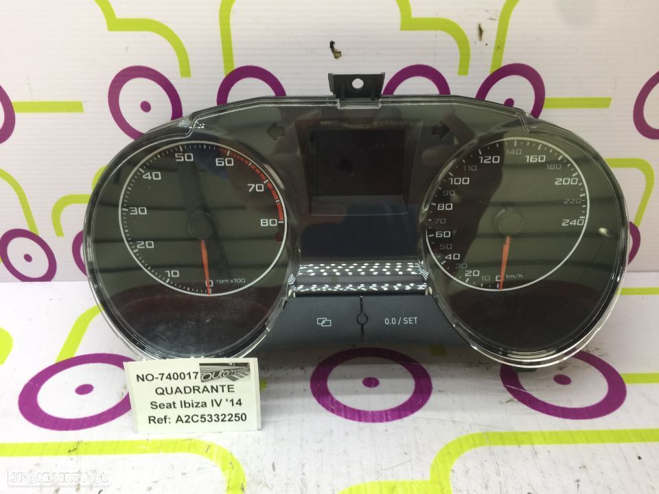 Display Seat Ibiza IV 1.6 90 Cv de 2014 - Ref: A2C5332250 - NO740017 - 1