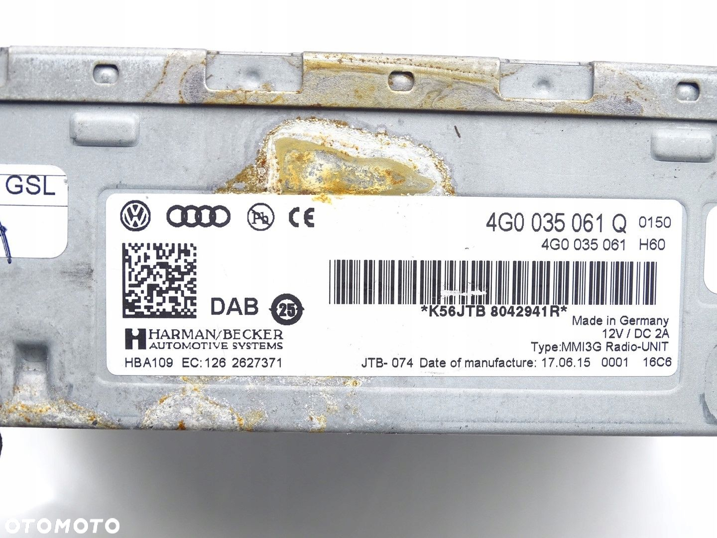 MODUŁ TUNER RADIA RADIOWY NAVI NAWIGACJI AUDI A6 C7 A7 4G A5 8T 4G0035061Q - 4