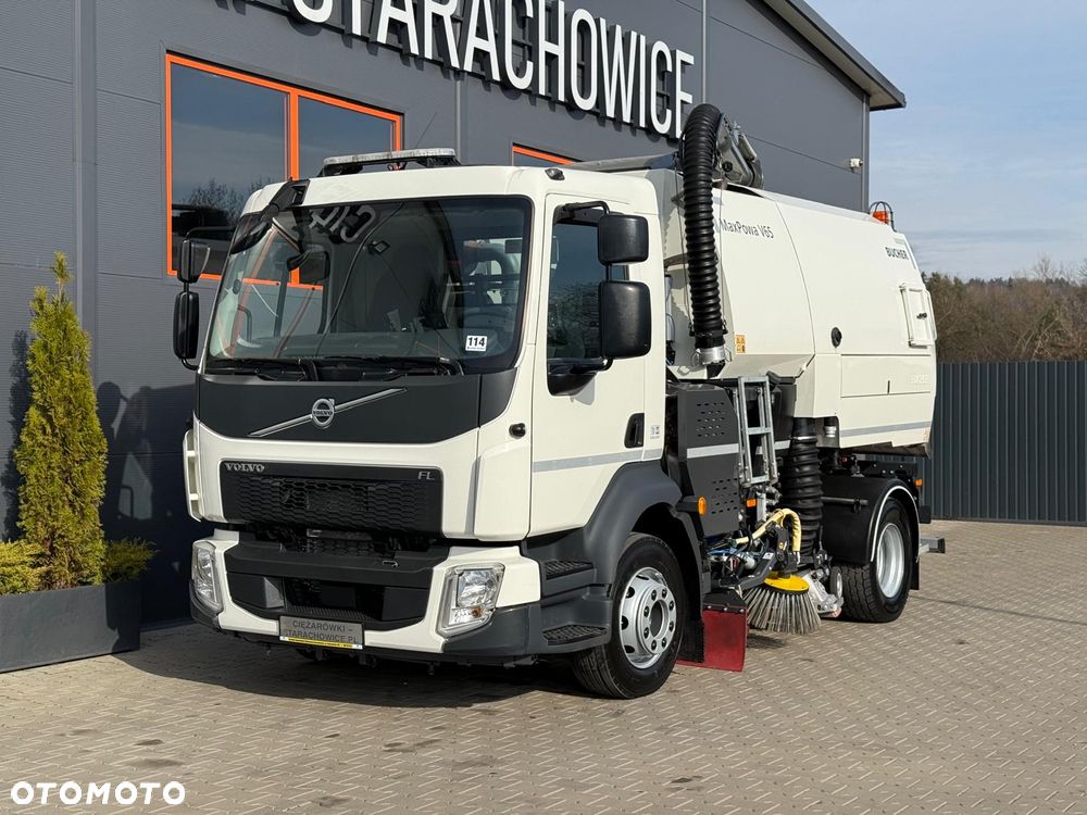 Volvo FL 15.250 Euro 6 // zamiatarka JOHNSTON VT652 //  BUCHER // odkurzacz , polewaczka - 2