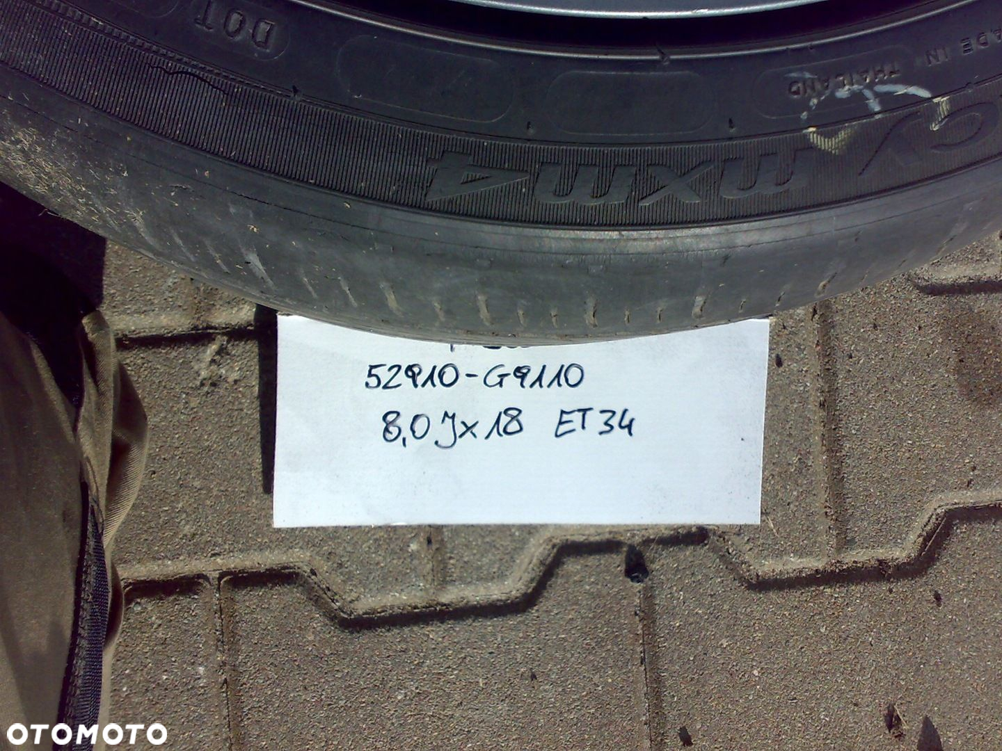 GENESIS G70 KOŁO FELGA ALU. 18 PRZEDNIA PRZÓD 52910-G9110 - 3
