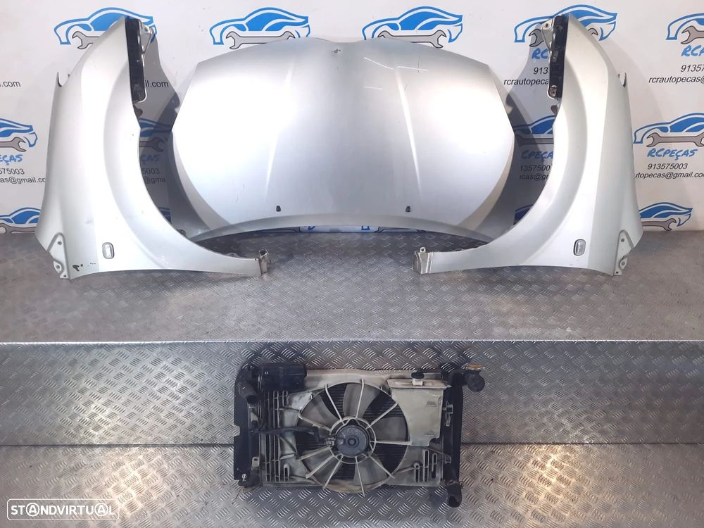 FRENTE COMPLETA TOYOTA COROLLA VERSO E12 CAPOT PARACHOQUES GUARDA-LAMAS OTICAS RADIADOR VENTILADOR - 12