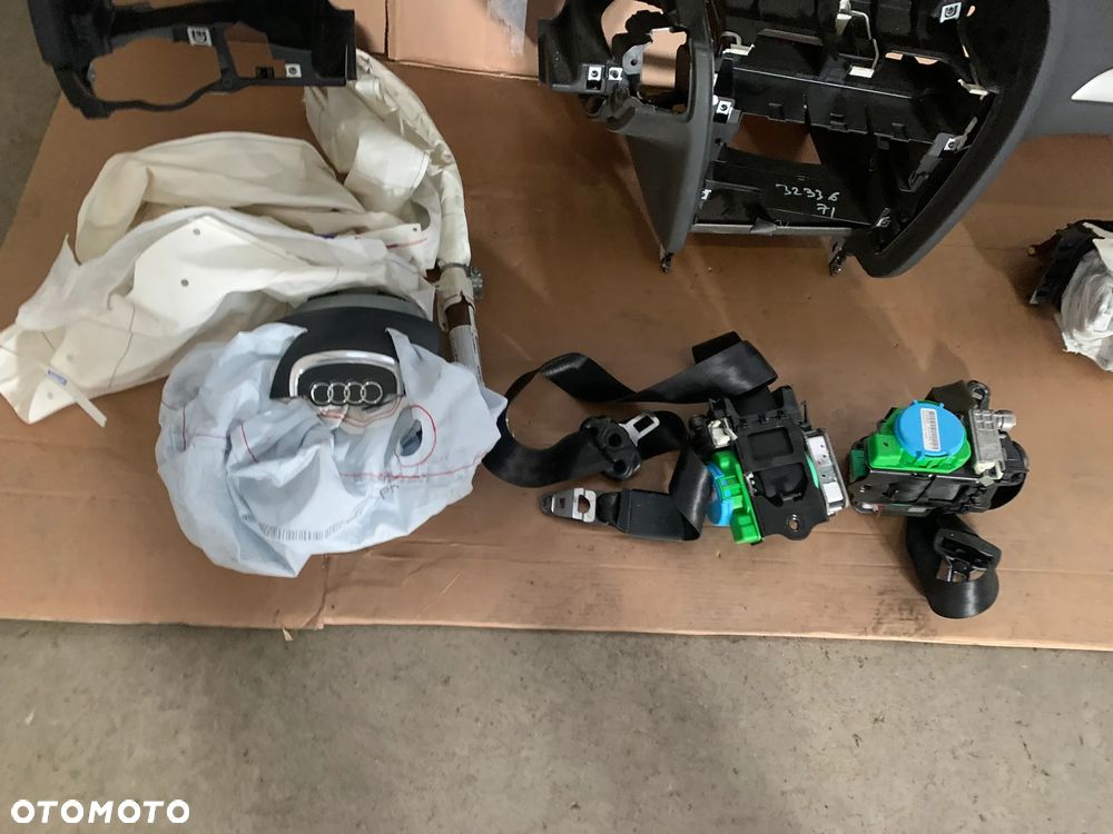 Konsola poduszki pasy AIRBAG zestaw do regeneracji Audi A4 B8 - 4