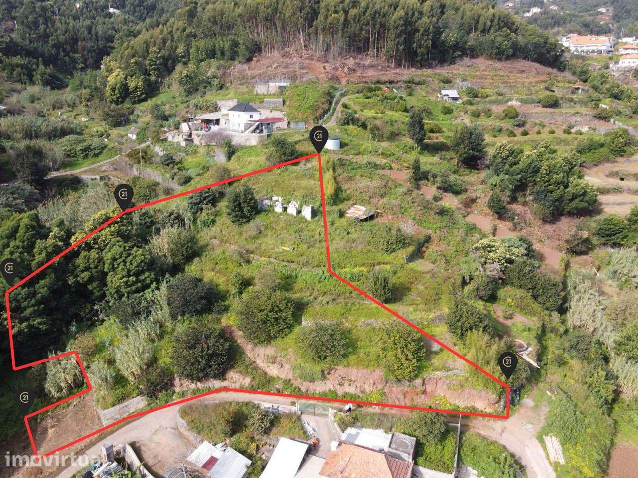 Terreno 2901 m2 - Santa Cruz (Vista Mar) - Grande imagem: 2/9