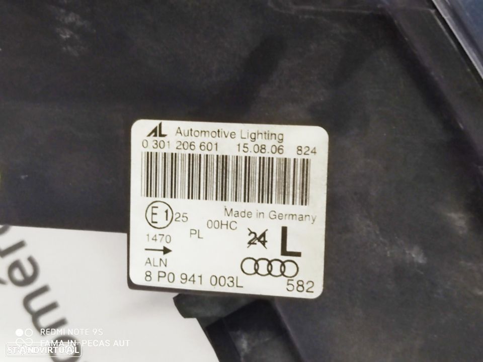 Conjunto faróis fundo Preto - Audi A3 8P - 4