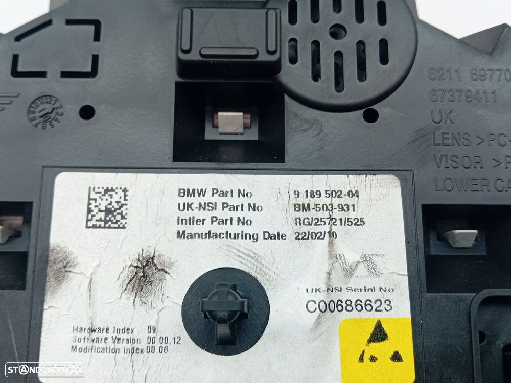 Quadrante / painel de instrumentos MINI Mini (R56) - 4