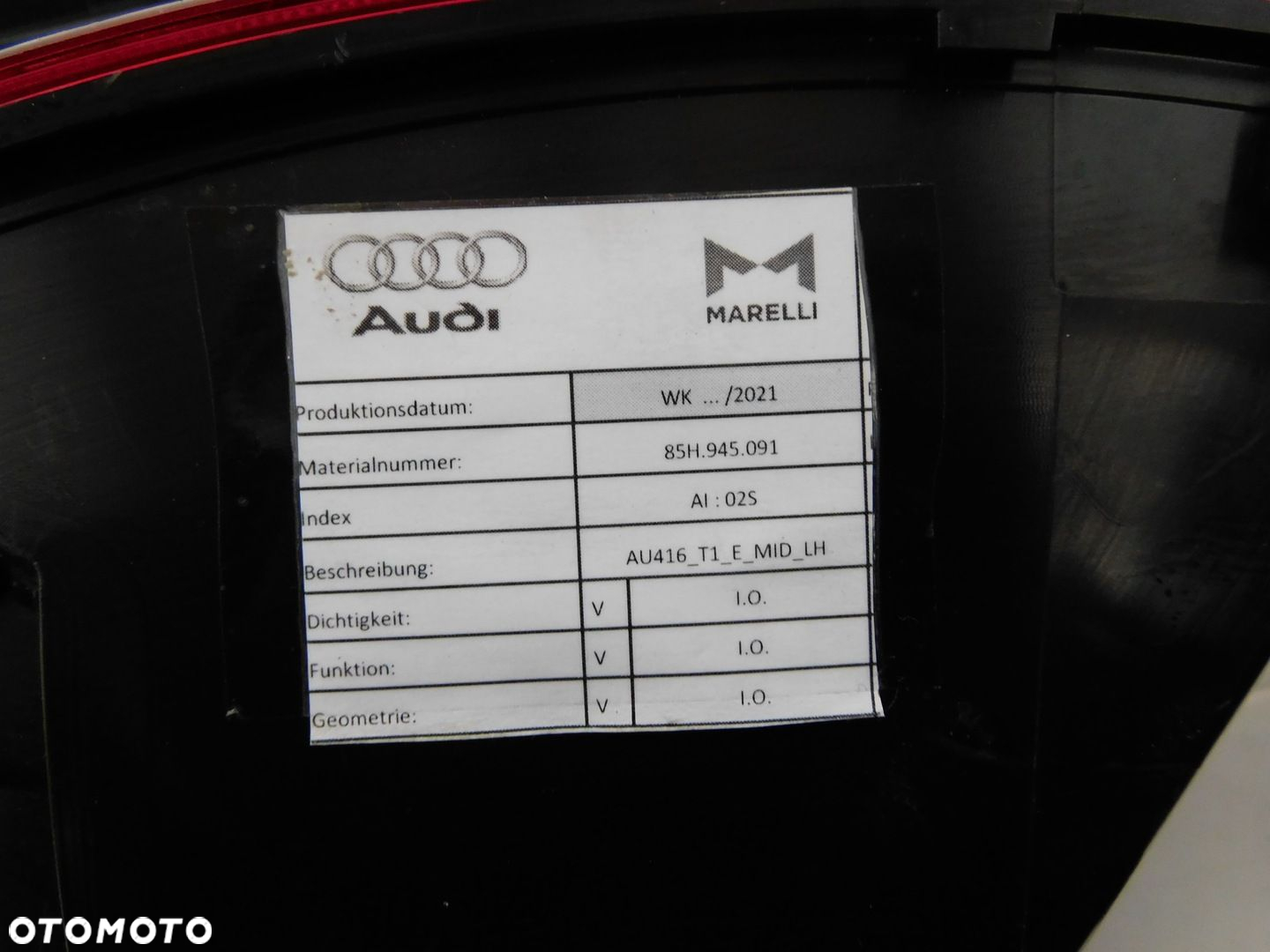 AUDI 85H LAMPTY TYŁ BLENAD KOMPLET MATRIX OLED - 13