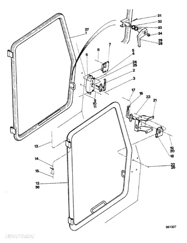 Geamuri si piese pentru utilaje Case Construction