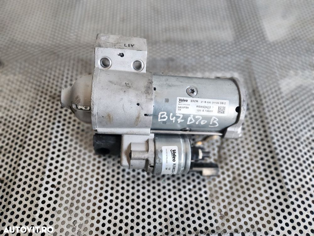 Electromotor Nou Sub 1.000 Km Bmw 2.0 D B47D20 Euro 6 G20 G21 G30 G31 X3 X4 X5 X6 X7 G05 G06 G07 F1 - 3