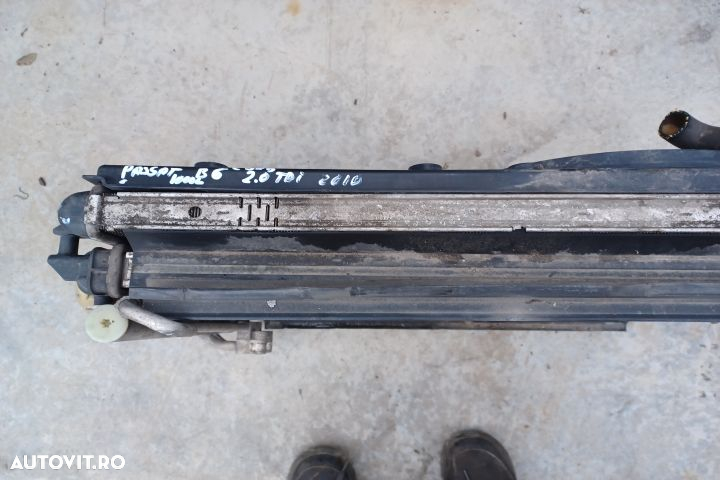 Radiator apa racire motor COMPLECT 2.0 CBAB 3C0145805AK Volkswagen VW Passat B6  [din 2005 pana  20 - 3