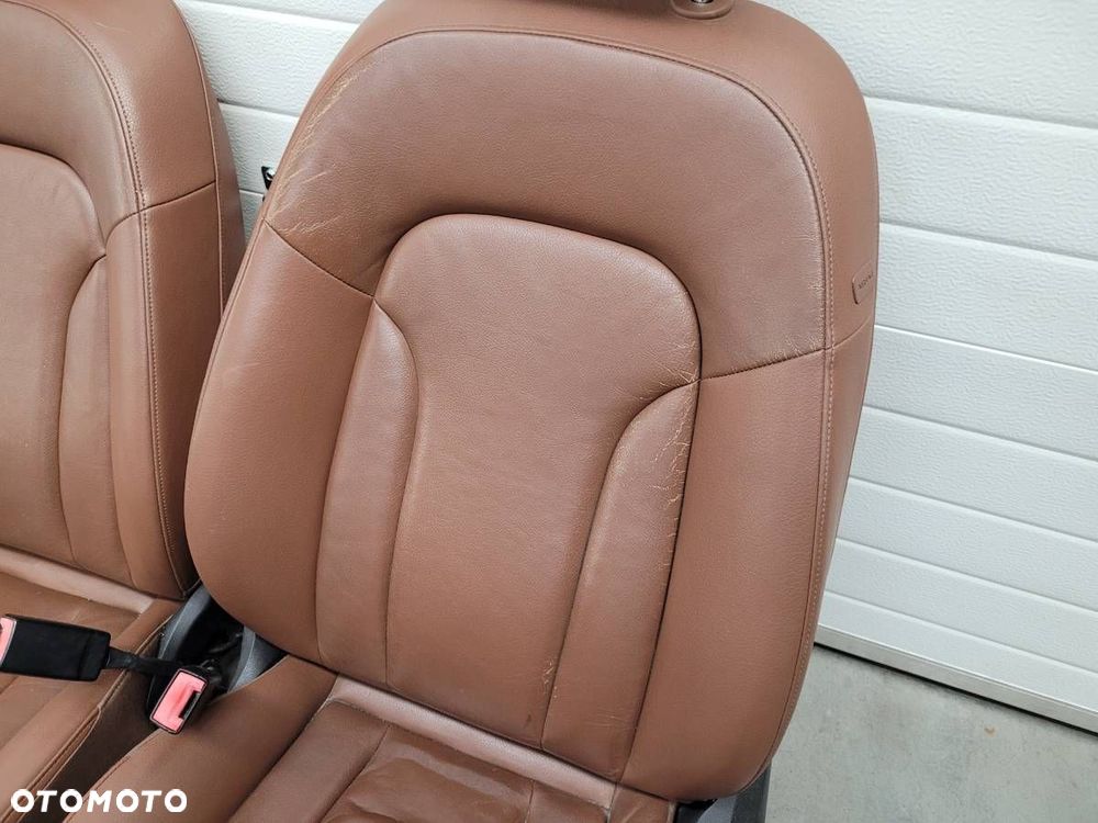 FOTELE KANAPA BOCZKI KOMPLET AUDI Q5 8R SKÓRA - 6