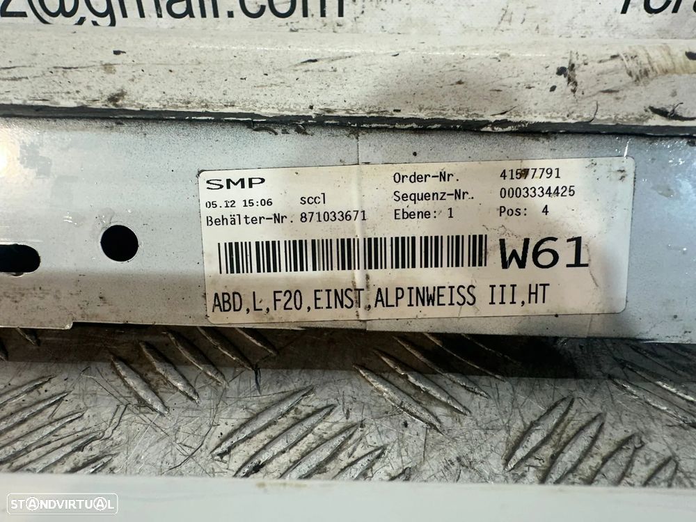 .Conjunto Embaladeiras Saias Laterais Sport Originais BMW Serie 1 F20 5 Portas 7287828 7287827 2012 - 2019 - 7