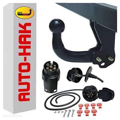 SEAT IBIZA 6L1 III3 2002-2008 HAK HOLOWNICZY Z KULA ODKRĘCANA NA DWIE ŚRUBY+WIĄZKA 7PIN - 12