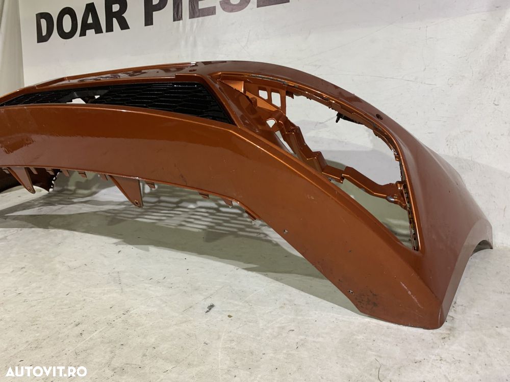 Bara fata Seat Leon 3, facelift, 2016, 2017, 2018, 2019, cod origine OE 5F0807221AB, cu gauri pentru spalatori faruri si senzori de parcare (4). - 9