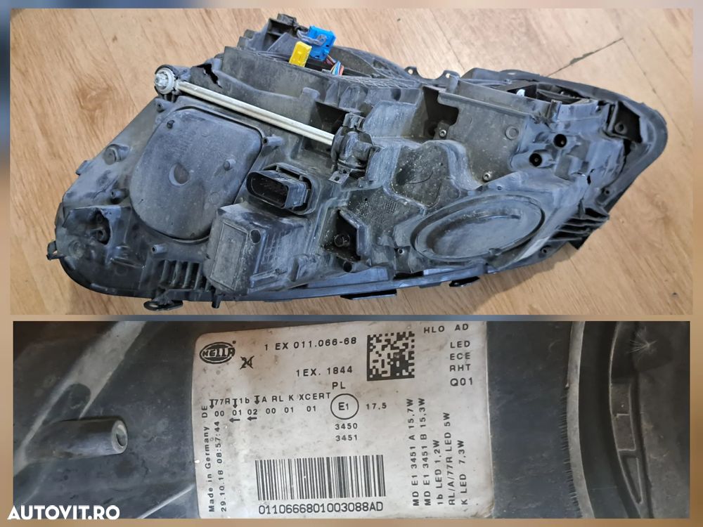 Far ful led stanga dreapta Mercedes E-class W212 facelift deteriorat - 7