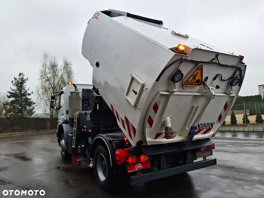 Mercedes-Benz Axor 1829 Zamiatarka Johnston 2 Silniki Szczotki L/R Karcher Listwa Ciśnieniowa Dodatkowy Silnik Mycie Jezdni Wysokim Ciśnieniem Zamiatarka Uliczna - 19