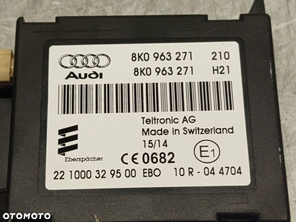 Sterownik Moduł Webasto VW Skoda Seat Audi Q5 SQ5 A4 A5 8K0963271 - 15