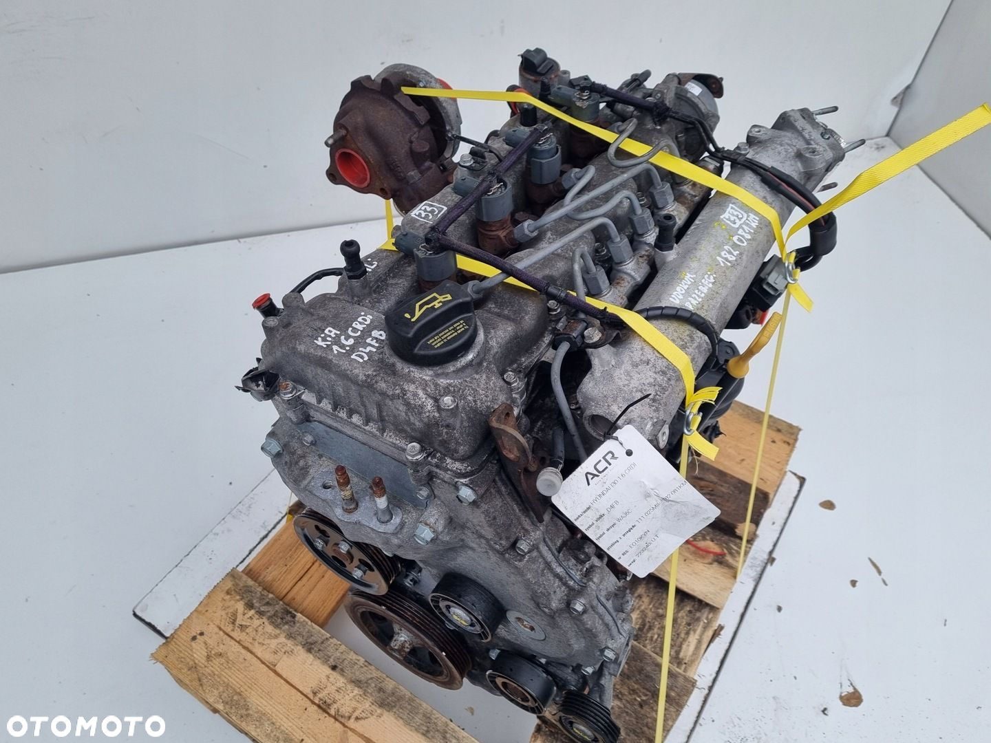 SILNIK KOMPLET Kia Carens III 1.6 CRDI 116KM udokumentowane 182tyś D4FB - 12