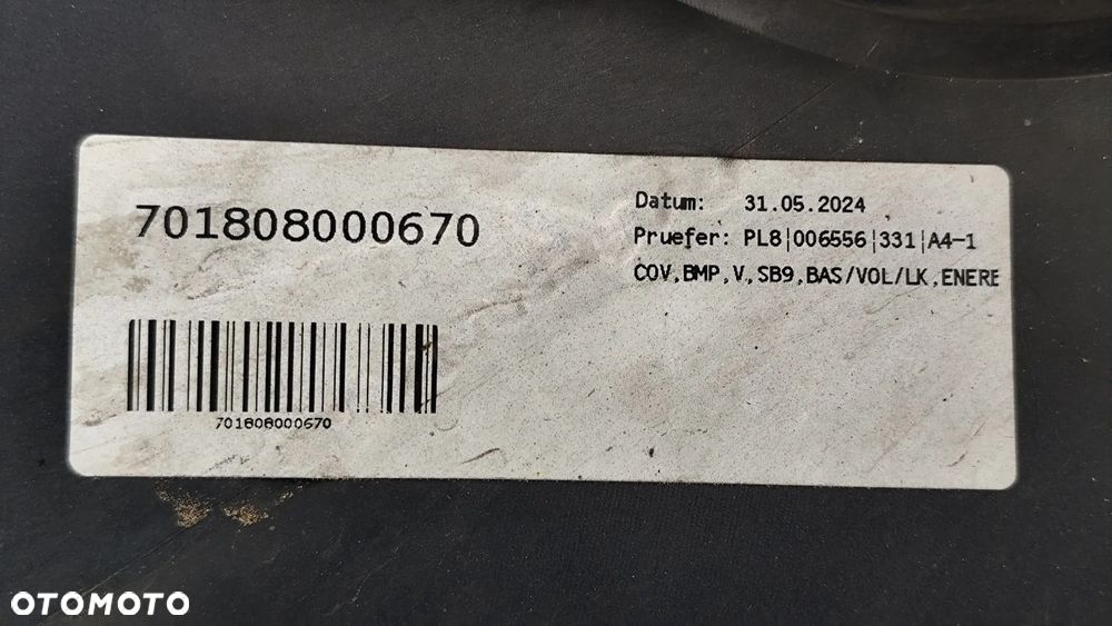 ZDERZAK PRZEDNI PRZÓD SKODA SUPERB IV B9 3P0807221 - 22