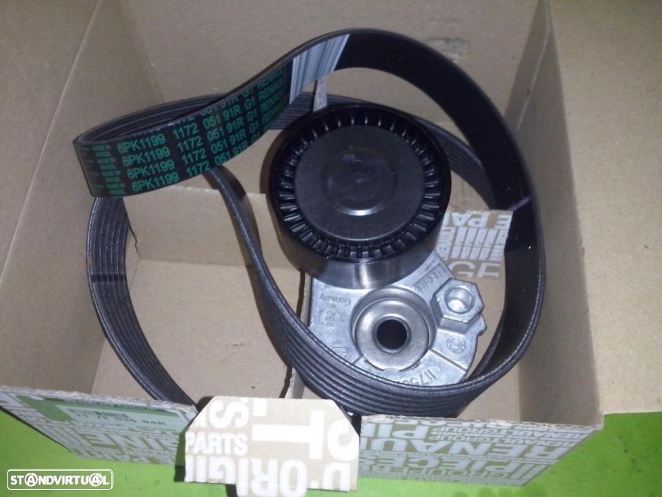 Kit correia e esticador Renault 1.5 dci K9K - 1