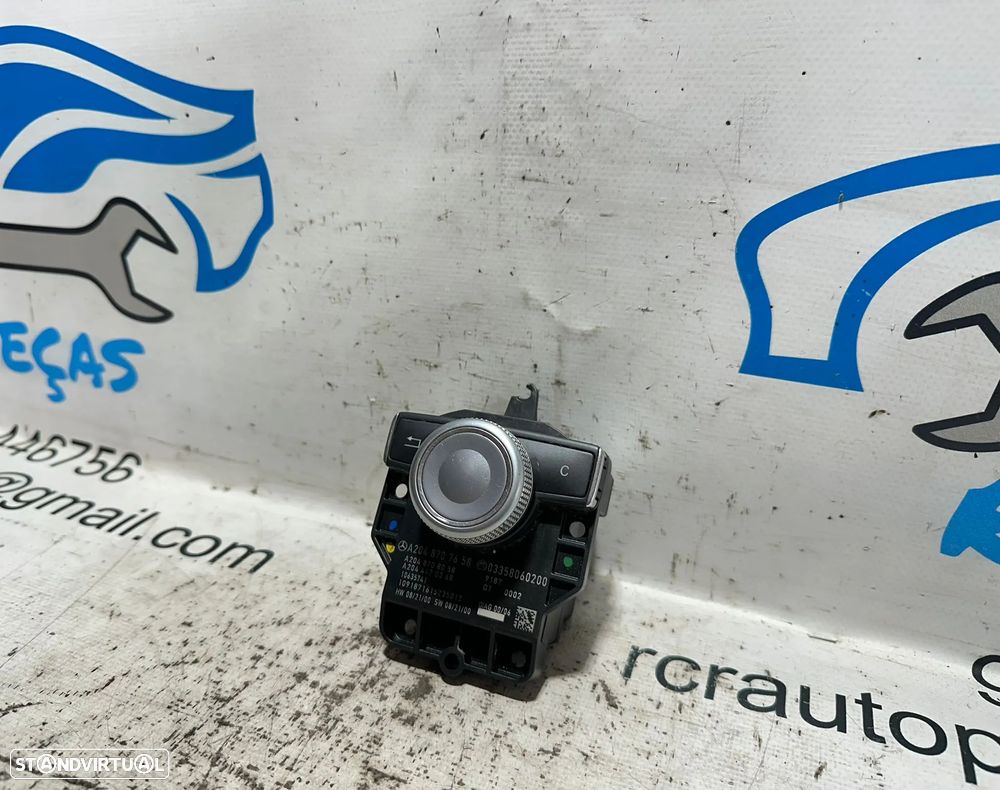 .Comando Multifunções Joystick NAV Navegação Radio Mercedes Benz W204 Classe C W204 A2048707658 2007 - 2014 - 5