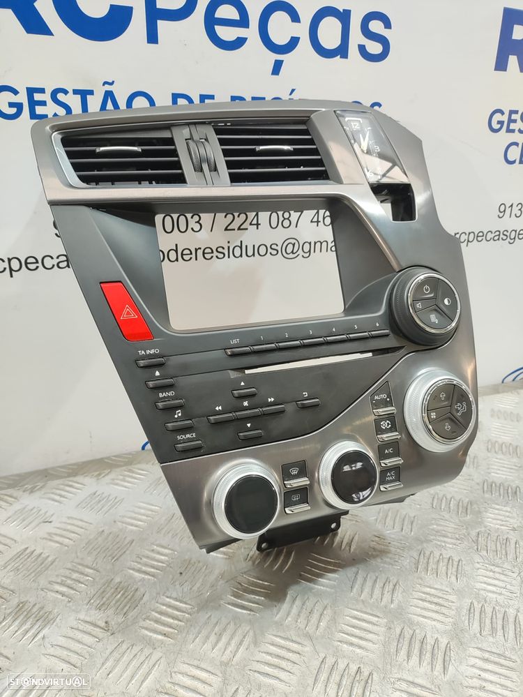 Consola Central Original Citroen DS5 Controlos Radio Climatronic Difusores De Ar - 2