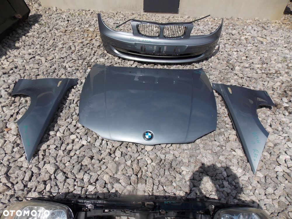 maska zderzak przód błotnik bmw 1 e81 e87 kpl 1.6 - 9